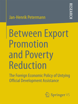 cover image of Between Export Promotion and Poverty Reduction